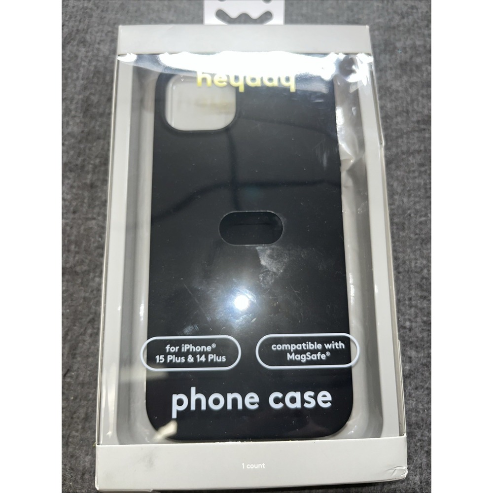 Apple iPhone 15 Plus / iPhone 14 Plus Case with MagSafe Black - heyday™